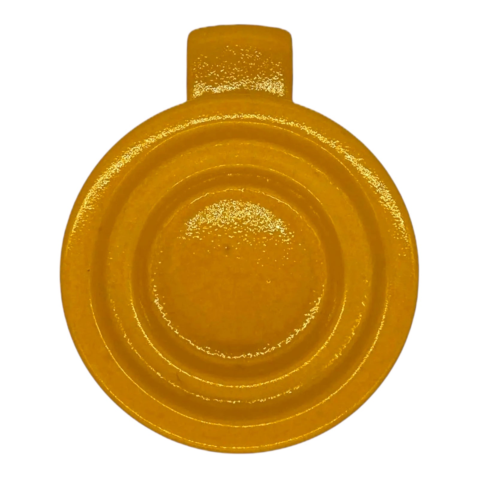 Scheurich Keramik Candle Holder Mustard Glaze Fat Lava Era 75/15 West German Vintage Pottery