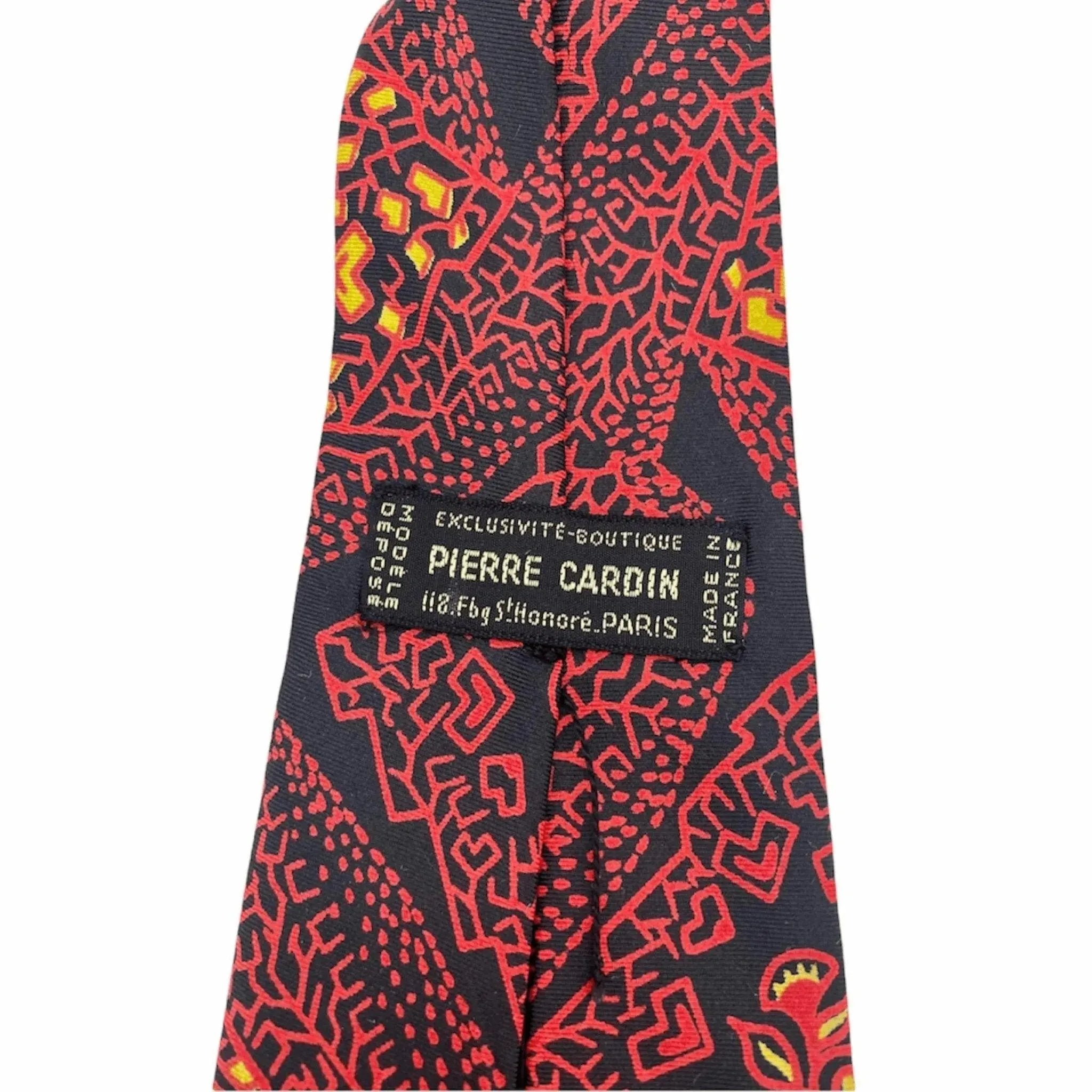 Pierre Cardin Vintage Multicolor Silk Tie