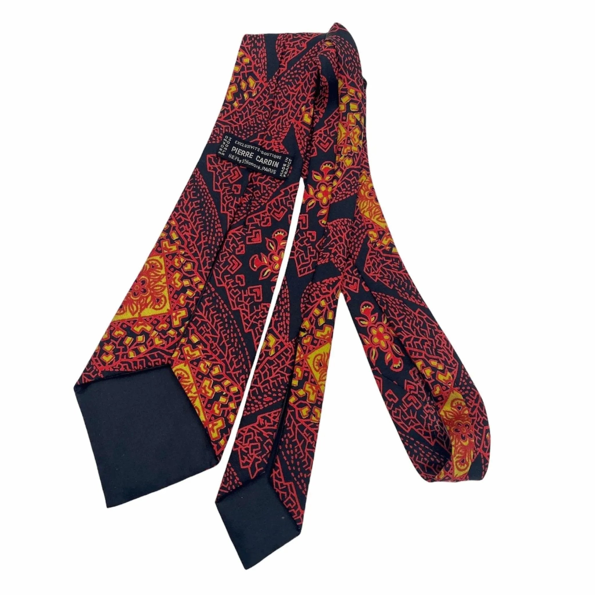 Pierre Cardin Vintage Multicolor Silk Tie