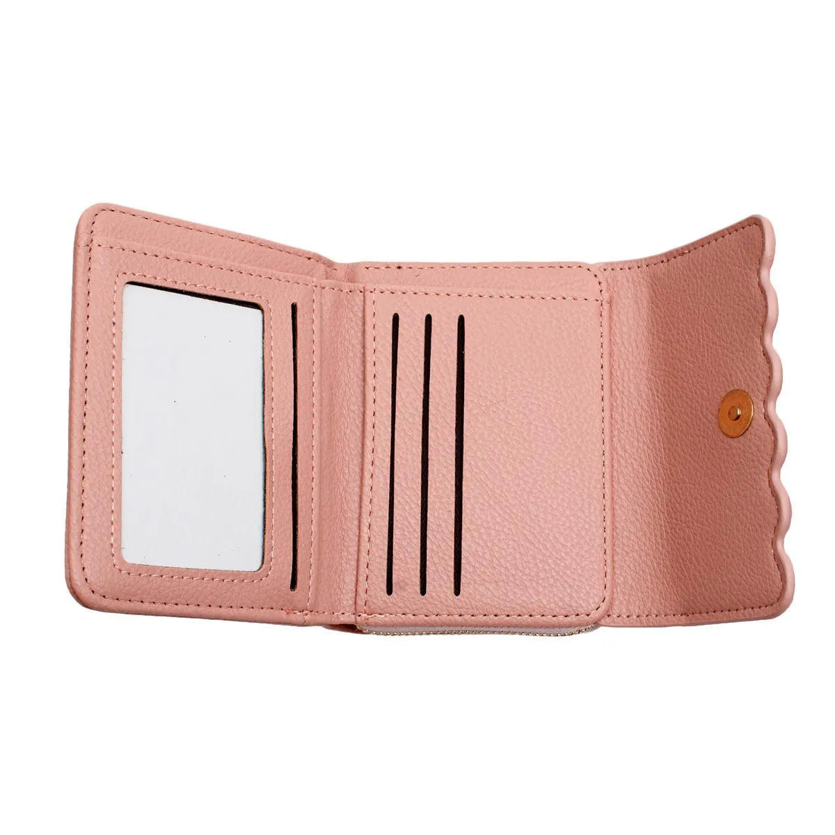 Pink Faux Leather Wallet for Women: Perfect Everyday Essential Jewelry Bubble