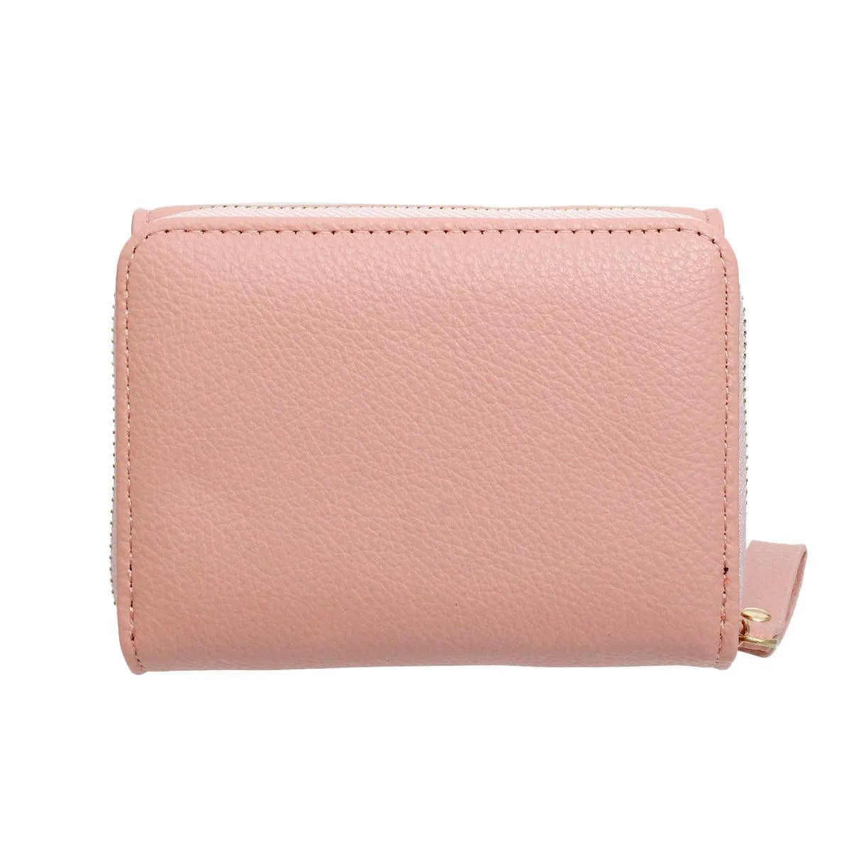 Pink Faux Leather Wallet for Women: Perfect Everyday Essential Jewelry Bubble