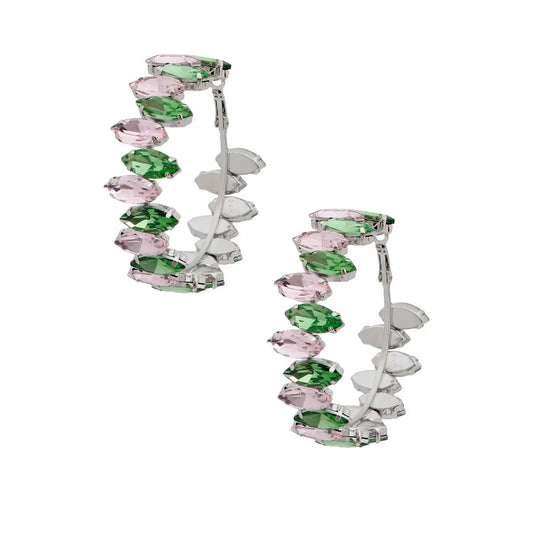 Pink Green Hoop Earrings: Eye-Catching Additions Pinktown