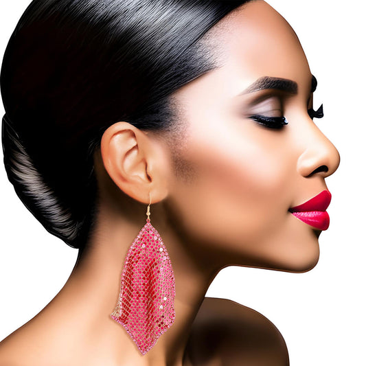 Pink Mesh Earrings: Discover the Hottest Glamour Trend Pinktown