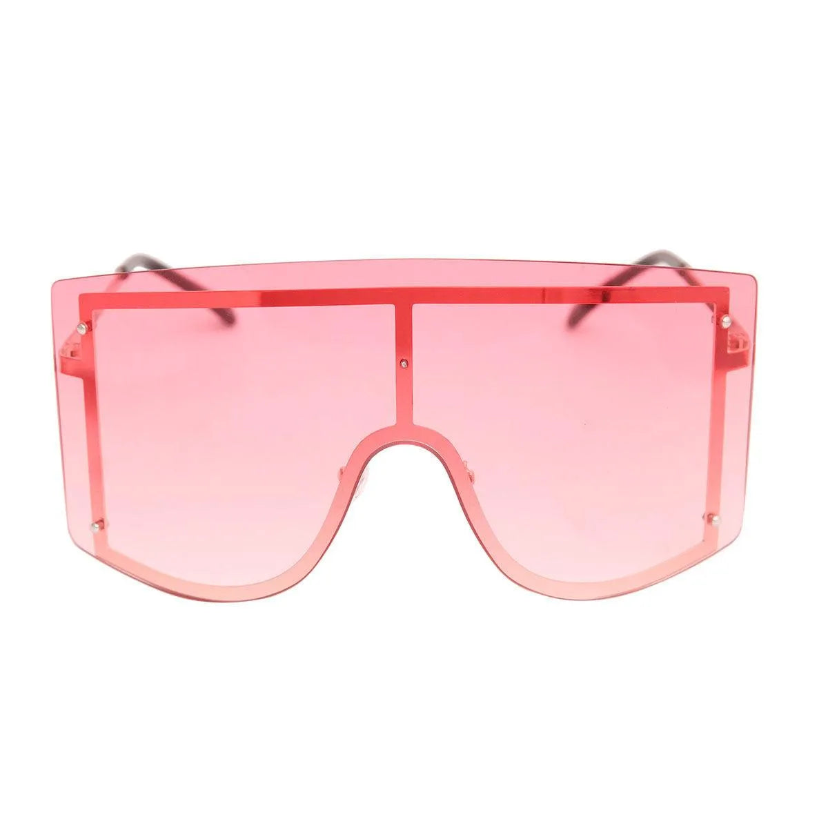 Pink Sleek Shield Sunglasses Jewelry Bubble