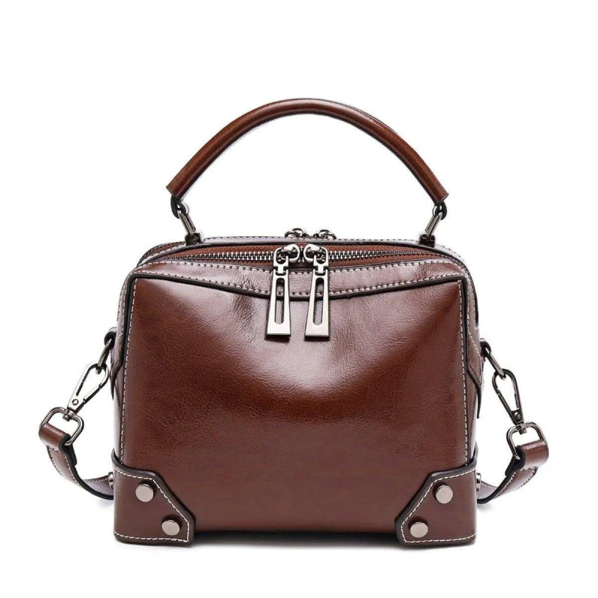 Portable Zipper Shoulder Messenger Bag Jewelry Bubble