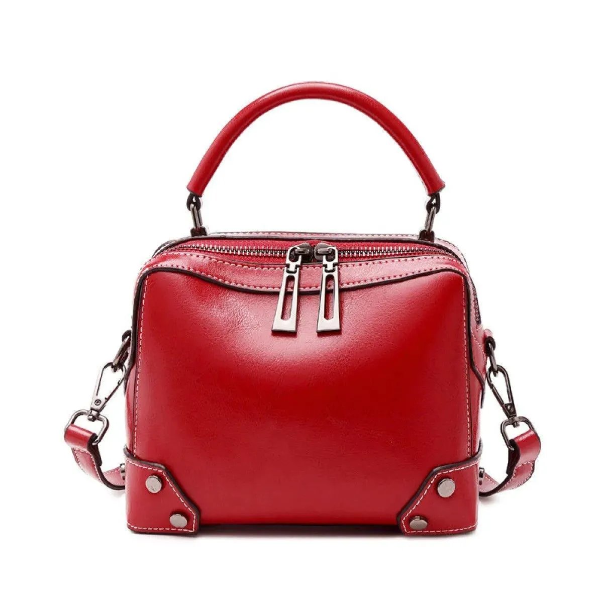 Portable Zipper Shoulder Messenger Bag