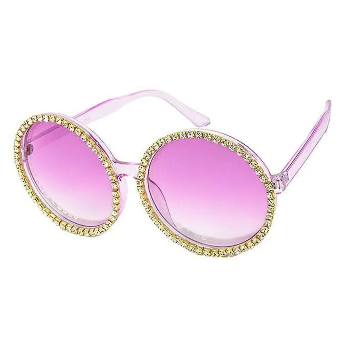 Purple Round Sunglasses for Women - Mega Stylish Must-Haves Pinktown