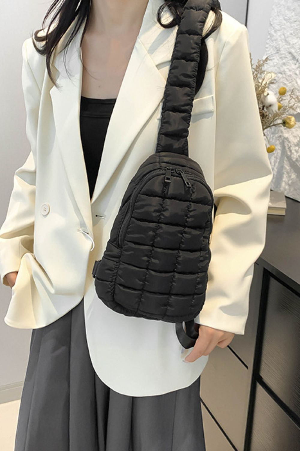 Quilted Puffer Sling Bag for Women: Top Colors to Choose Jewelry Bubble