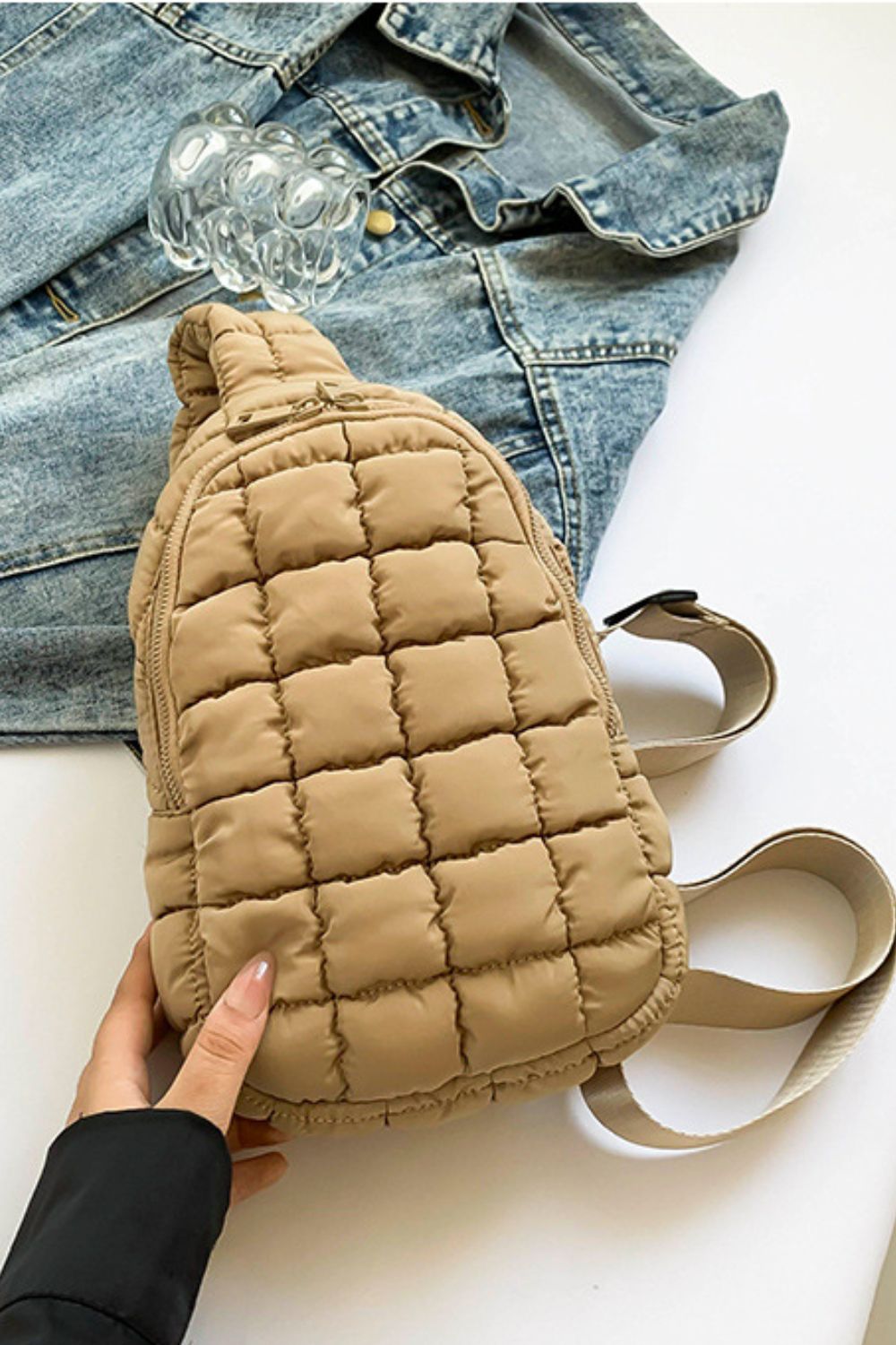 Quilted Puffer Sling Bag for Women: Top Colors to Choose Jewelry Bubble