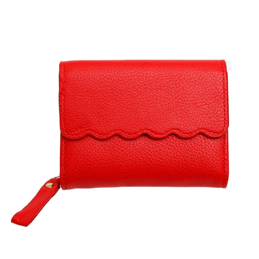 Red Faux Leather Wallet for Women: Perfect Everyday Essential Jewelry Bubble