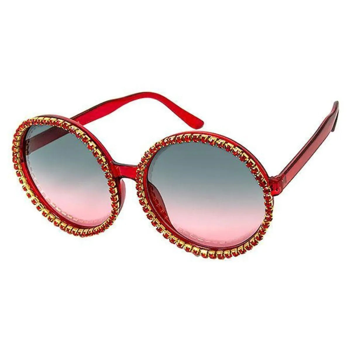 Red Round Sunglasses for Women - Mega Stylish Must-Haves Jewelry Bubble