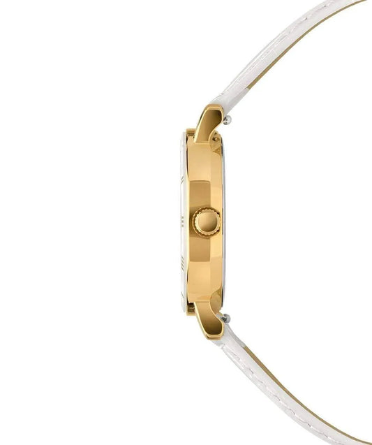 Roma Swiss Ladies Watch Gold White Finish J2.276.S Jewelry Bubble