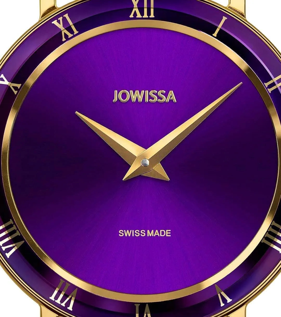 Roma Swiss Ladies Watch Lush Purple J2.293.M Jewelry Bubble