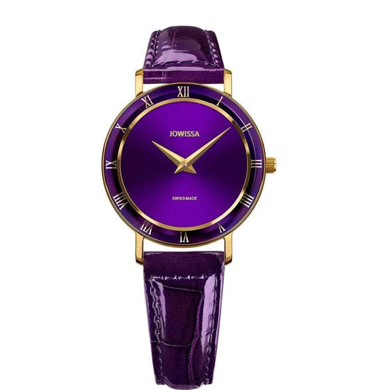 Roma Swiss Ladies Watch Lush Purple J2.293.M Jewelry Bubble