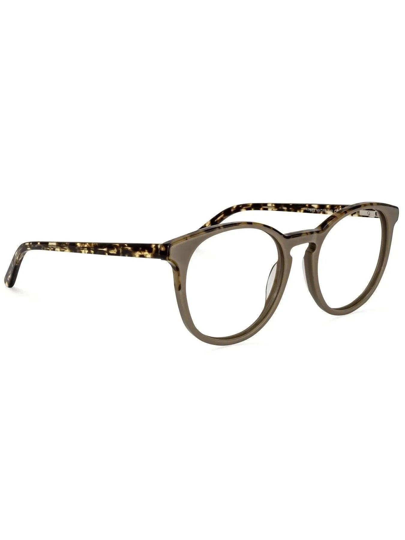 Round Acetate Frames Tan