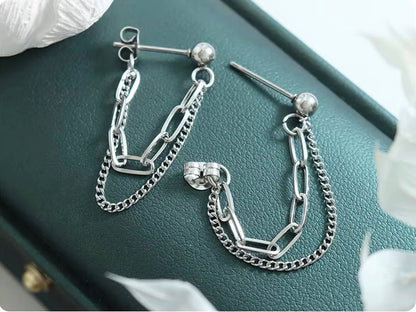 Double Chain Earrings: Elegant Style for Every Occasion