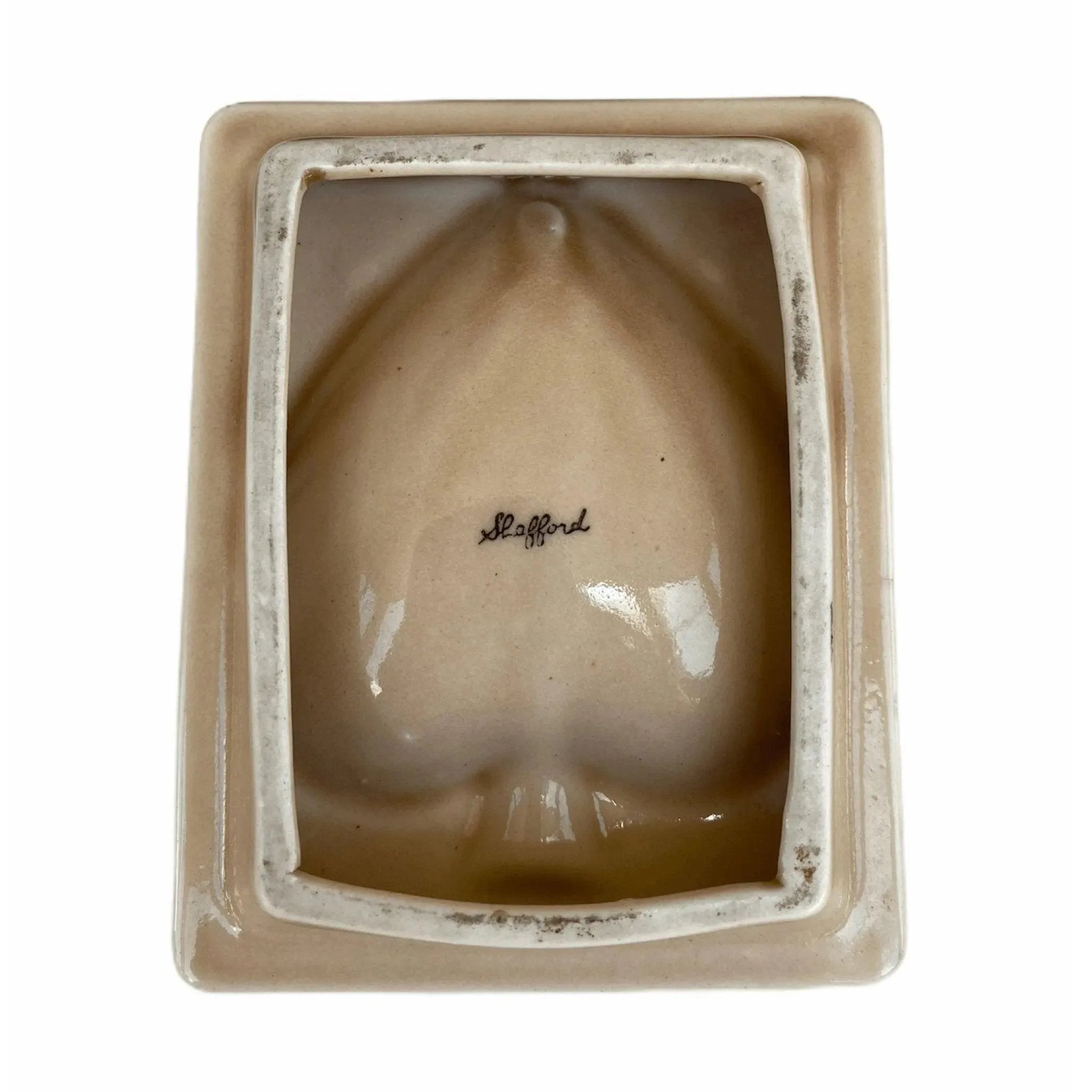 Set of 4 Nude Pin Up Vintage Ceramic Ashtrays