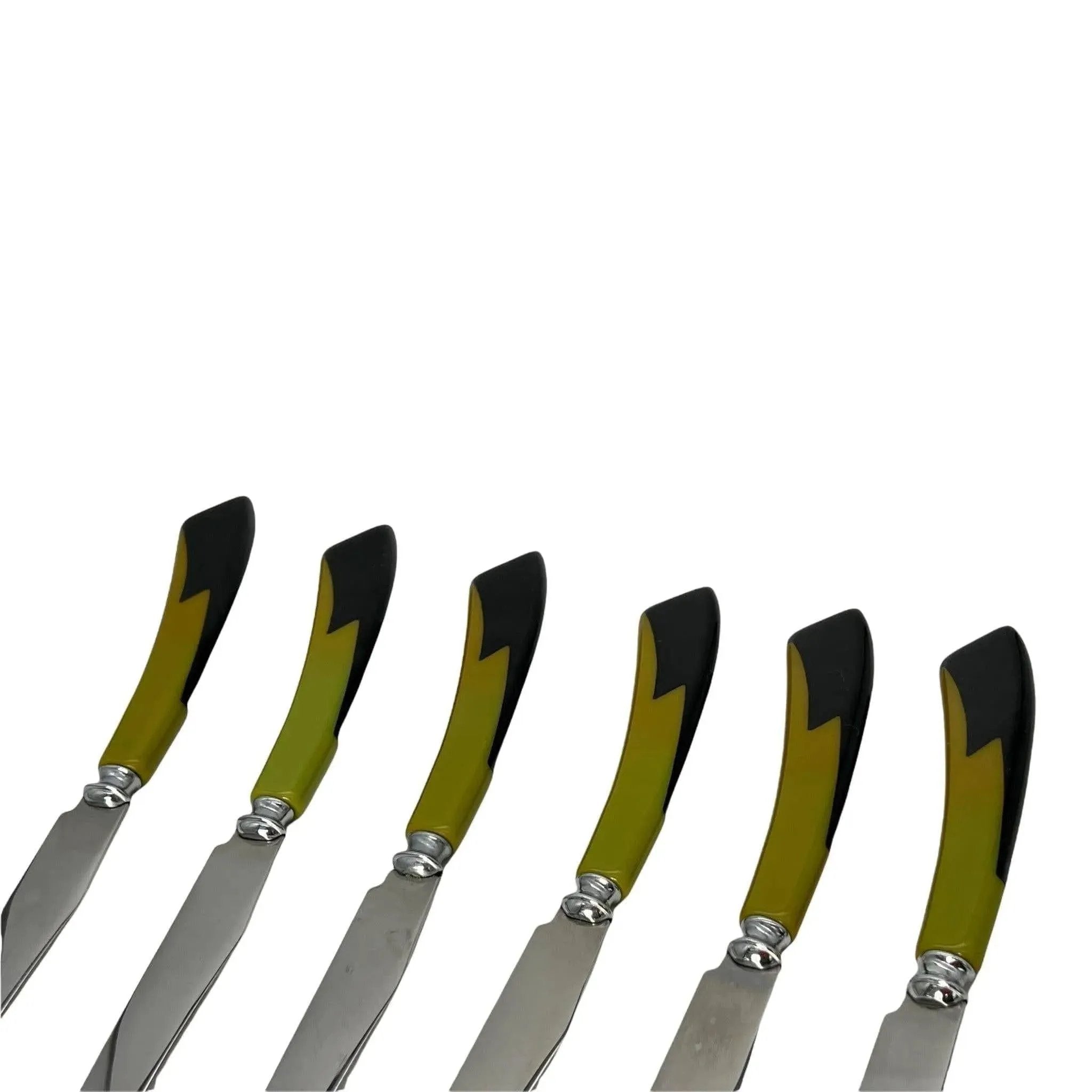 Set of Six Vintage Bakelite Knives