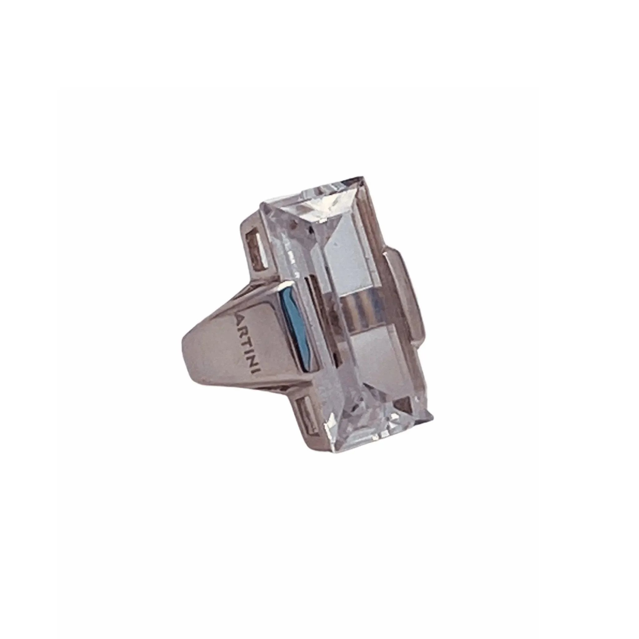 Shop Clear Cubic Zirconia Baguette Cut Fashion Ring