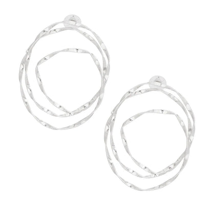 Silver Spiral Stud Earrings: Spin Your Look Up a Notch Jewelry Bubble