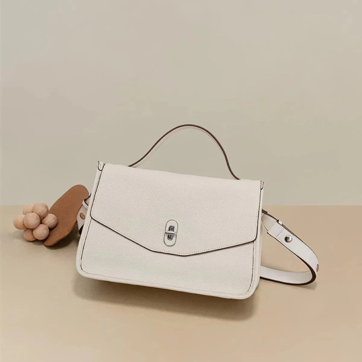 Simple Crossbody Bag With Top Handle