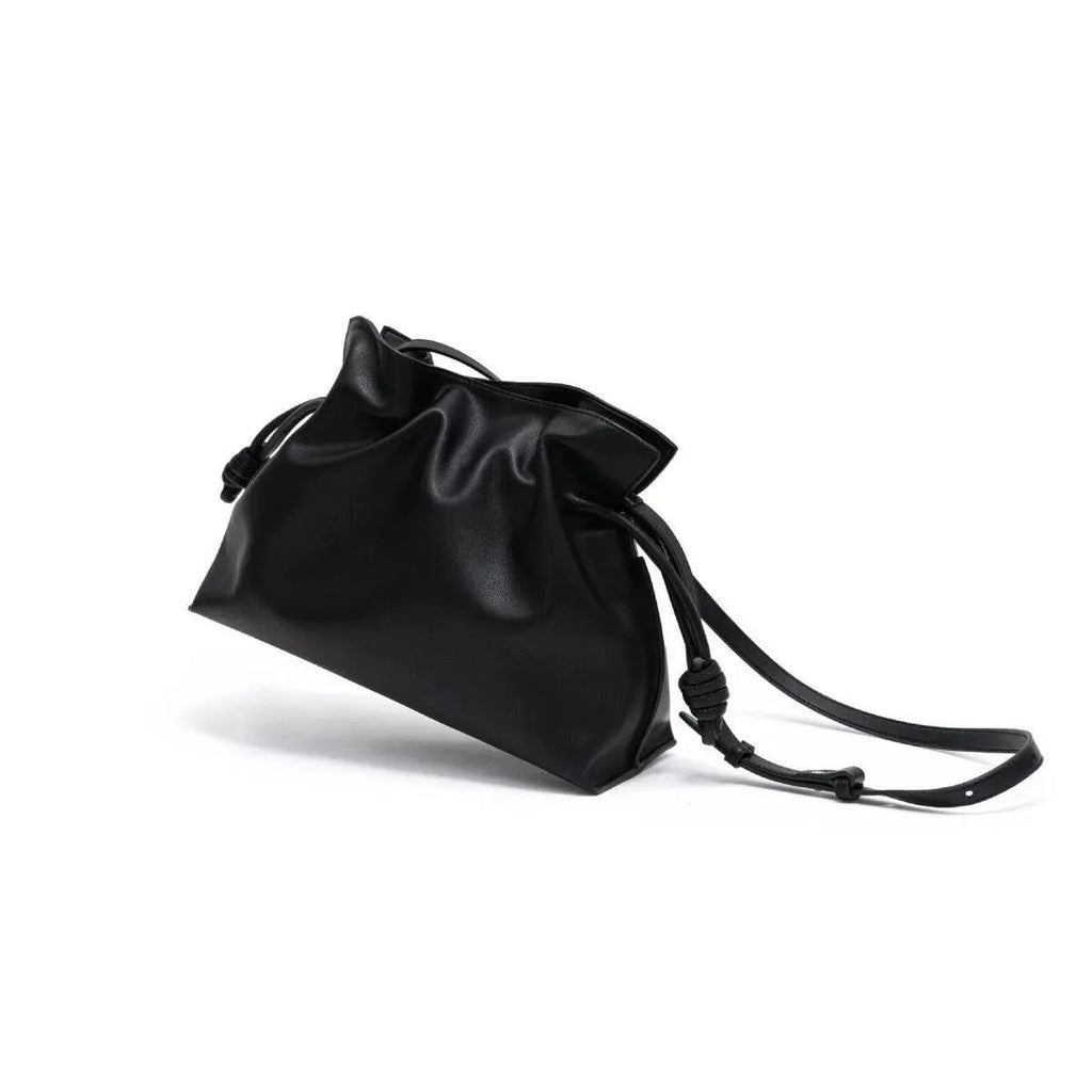 Simple Drawstring Folded Crossbody Bag