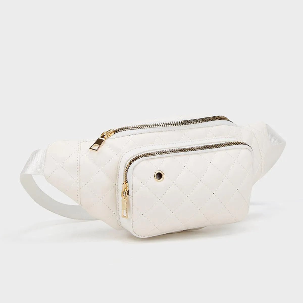 Simple Rhombus Pattern Crossbody Waist Bag Kiwidrop