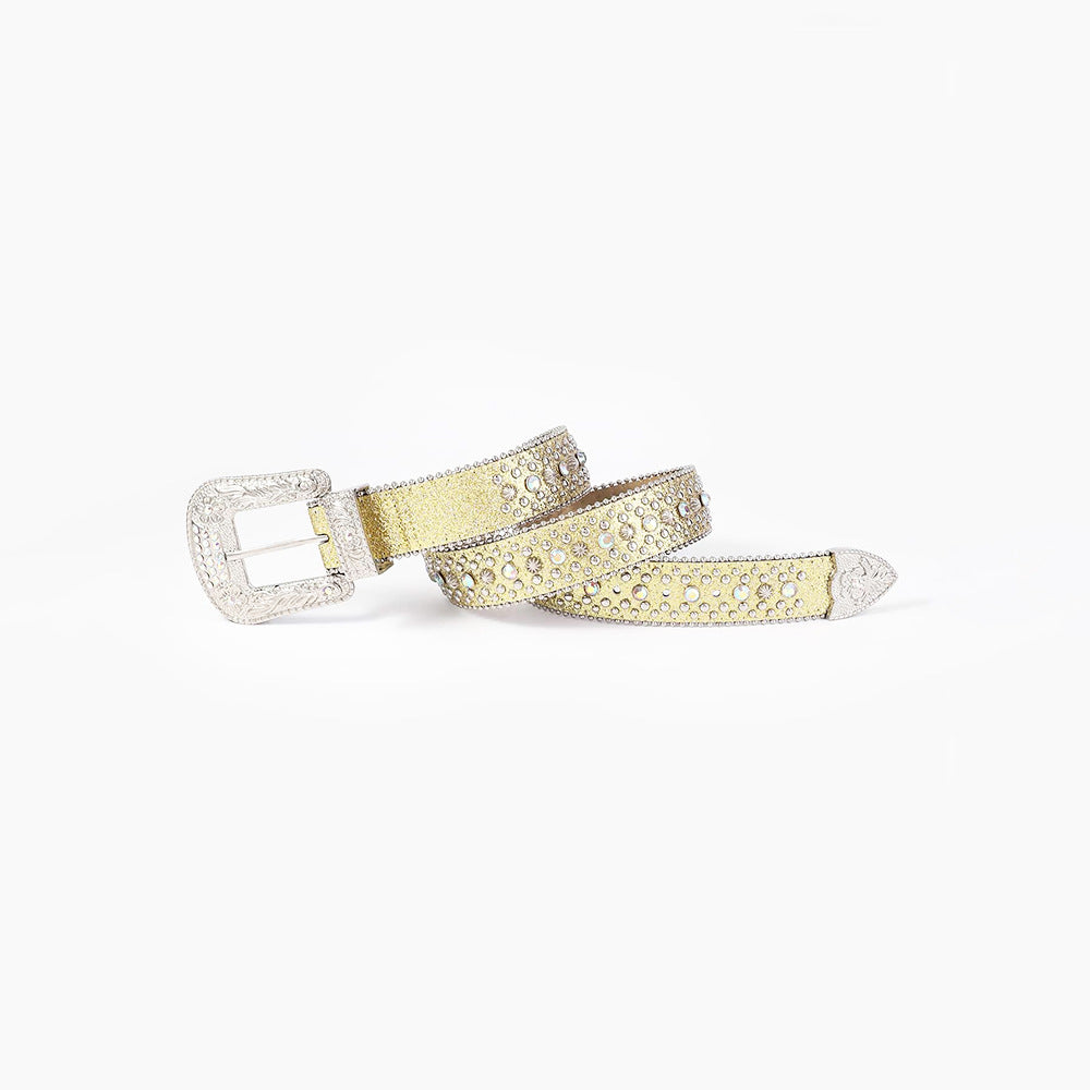 Sparkling Rhinestone Belt: Add Glam to Your Outfit Jewelry Bubble