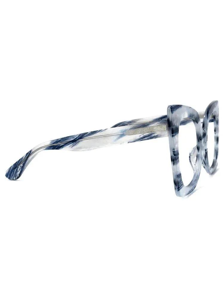 Square Acetate Frames Blue