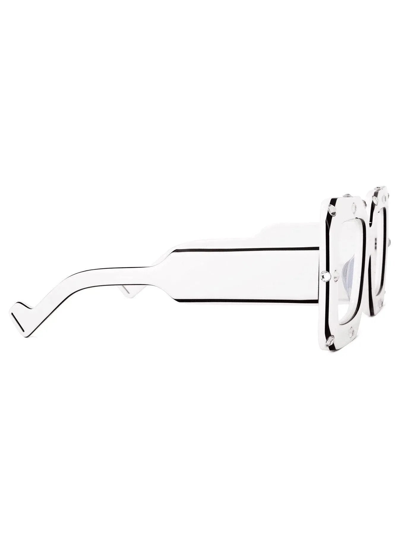 Square Eyewear Frame Perfectly Clear Style