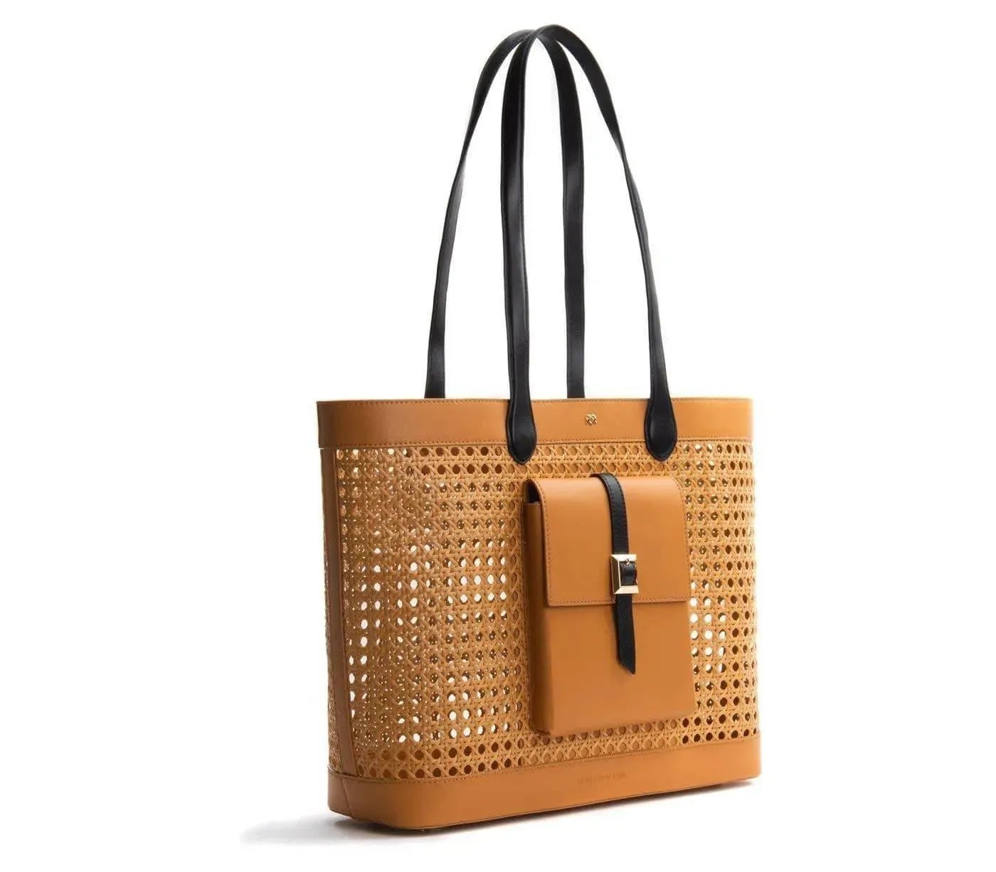 St. Tropez Faux Straw Tote Bag