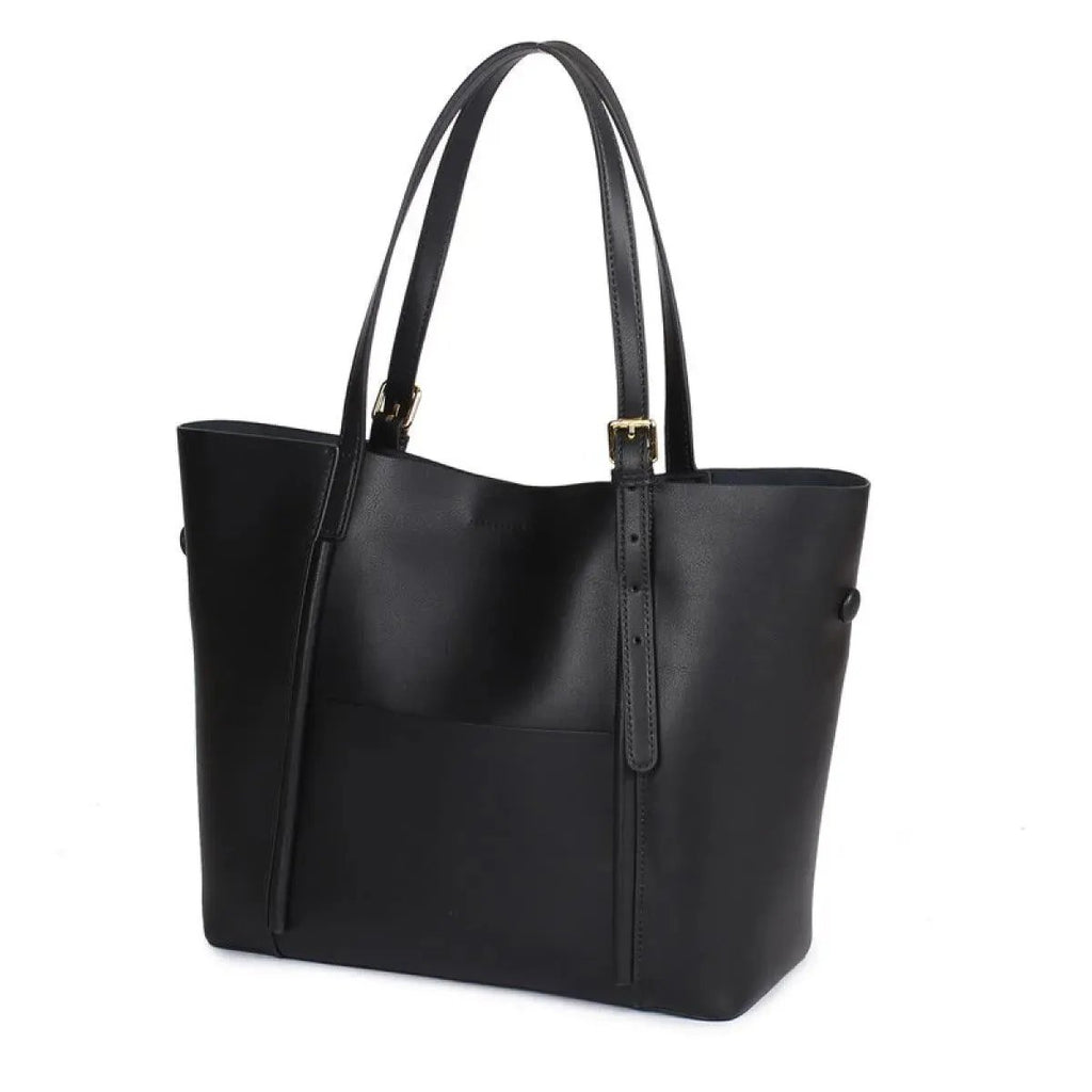 Stay Fashionable While Carrying Everything You Need With Our High Capacity Tote Shoulder Bag With Zipper