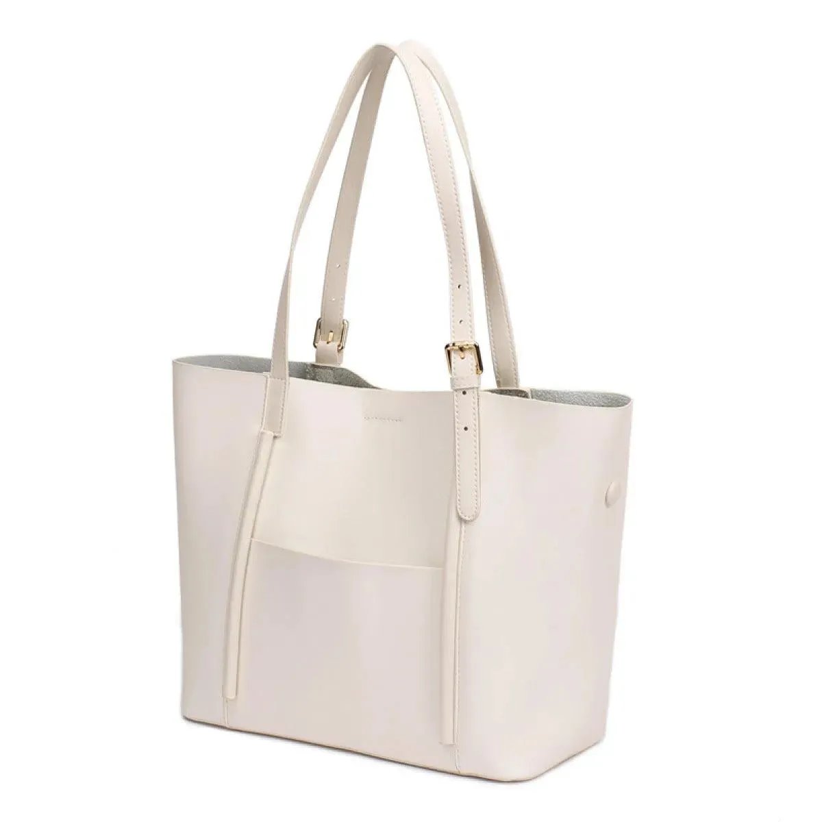Stay Fashionable While Carrying Everything You Need With Our High Capacity Tote Shoulder Bag With Zipper