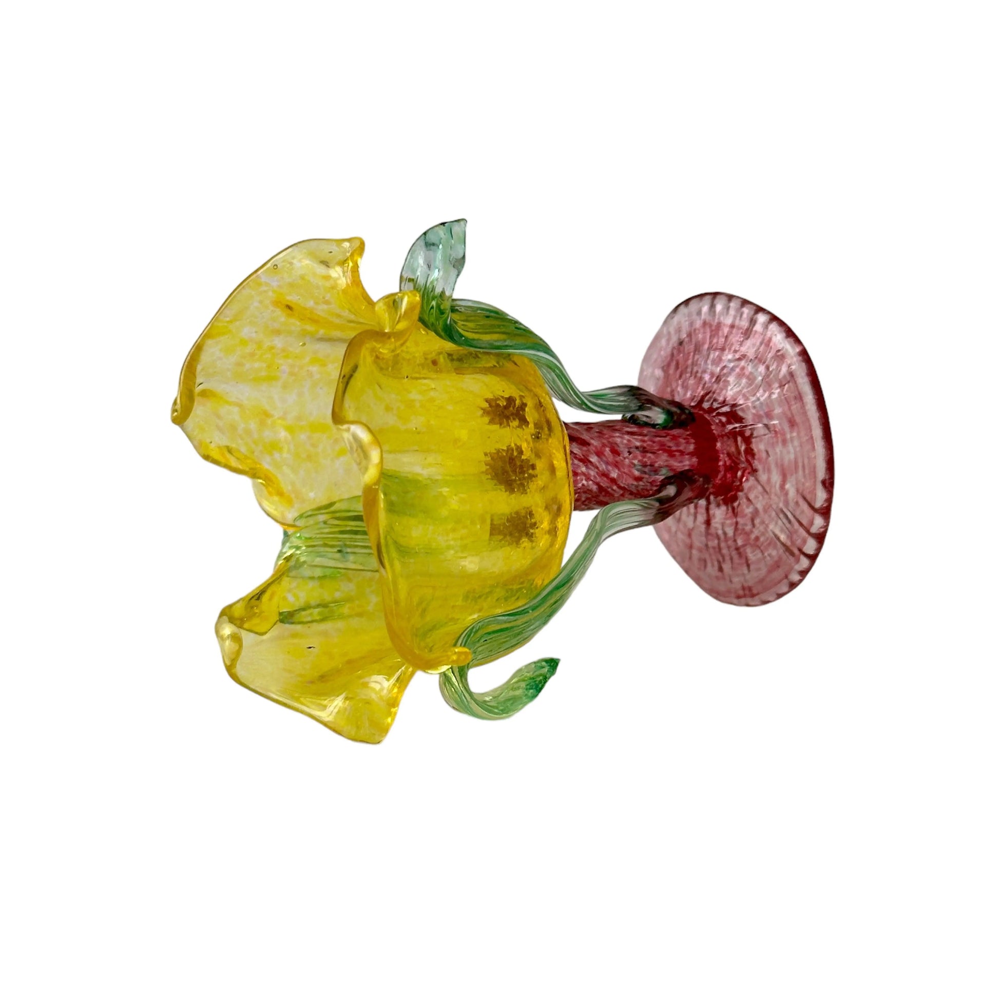 Stunning Blown Glass Art Vintage Flower Sculpture - Shop Now! Jewelry Bubble