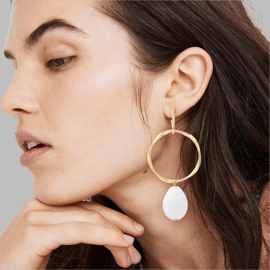 Stunning Resin Drop Earrings Jewelry Bubble