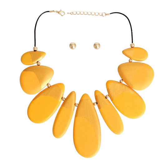 Stunning Yellow Bead Necklace Set: Eye-Catching Jewelry You'll Love Jewelry Bubble