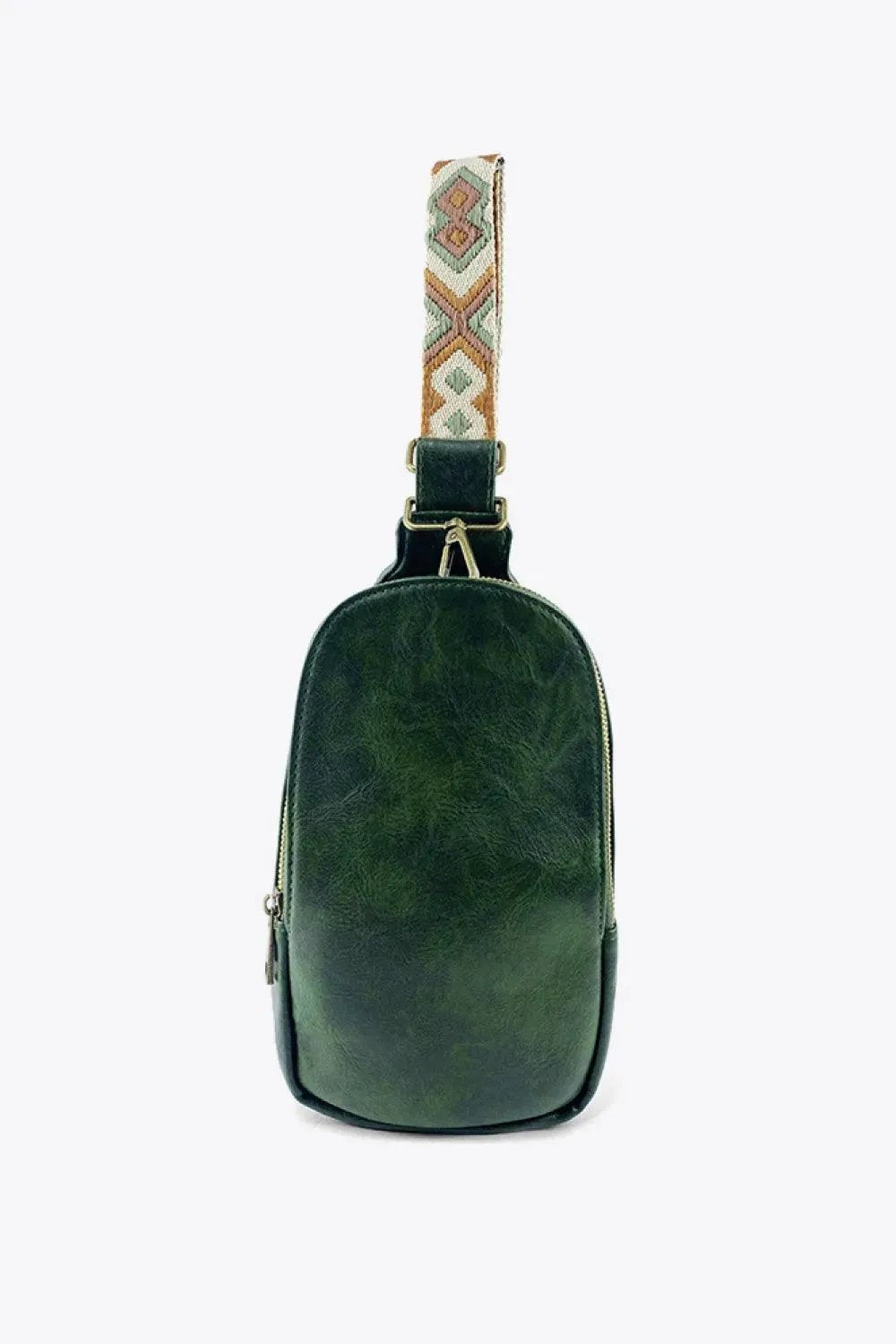 Stylish Adjustable PU Leather Sling Bag - Look Great On the Go!