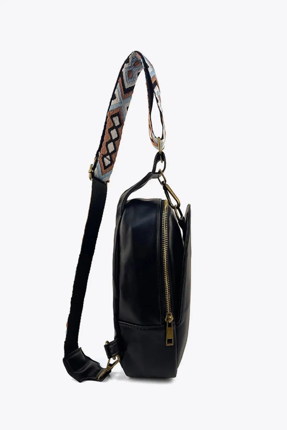 Stylish Adjustable PU Leather Sling Bag - Look Great On the Go!
