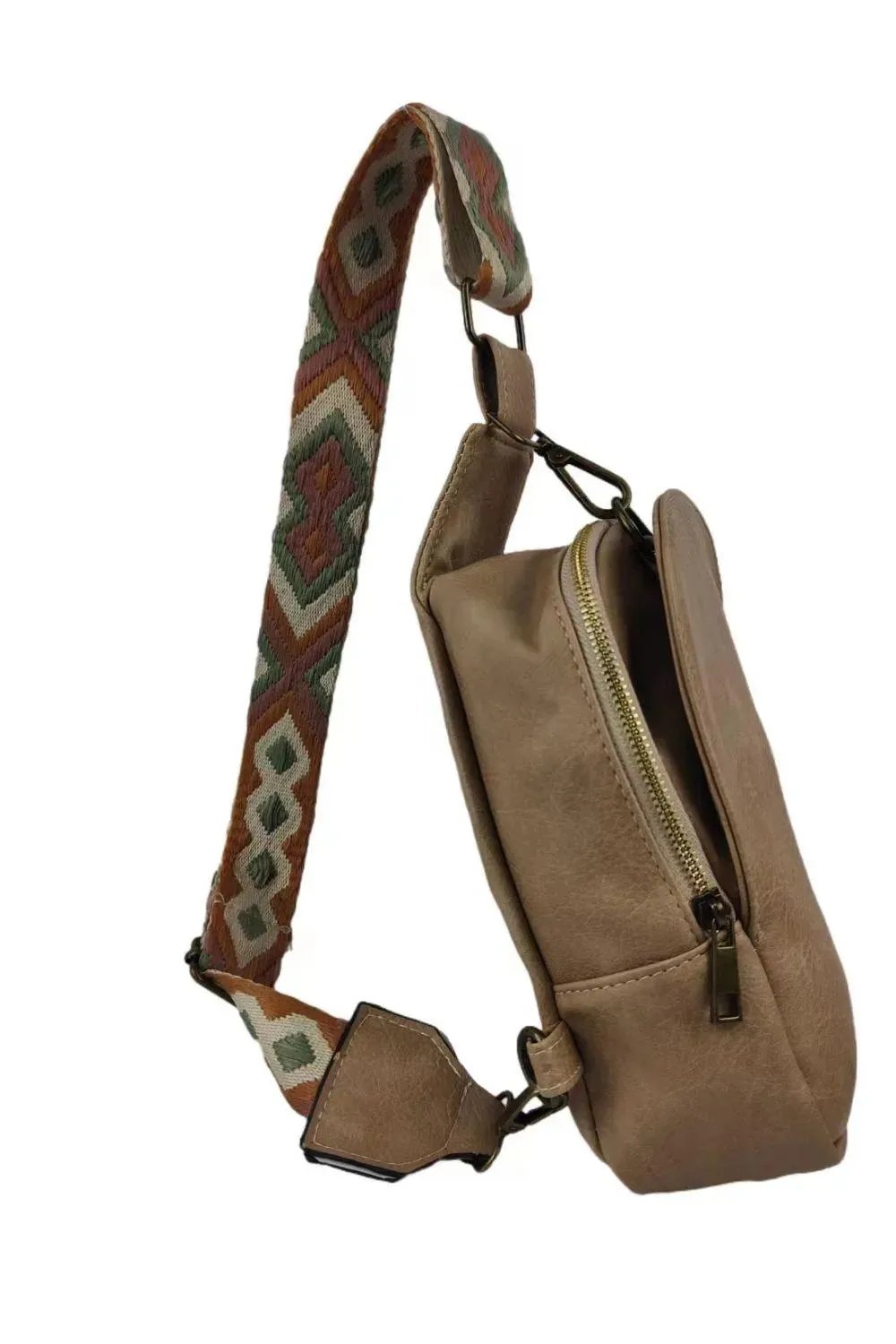 Stylish Adjustable PU Leather Sling Bag - Look Great On the Go!
