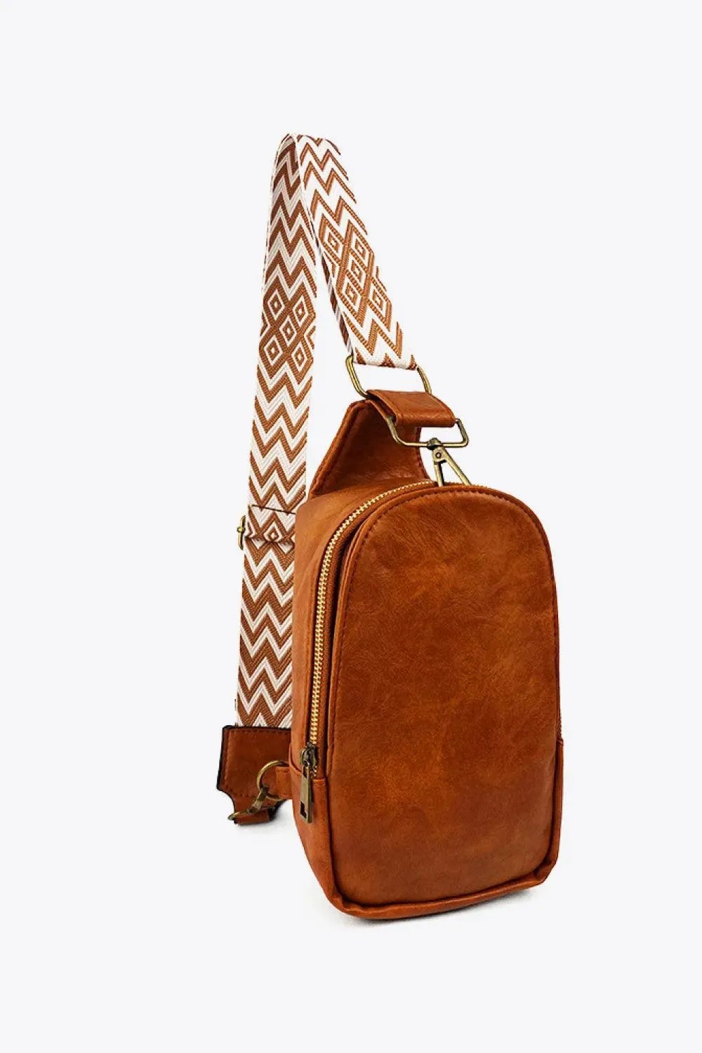 Stylish Adjustable PU Leather Sling Bag - Look Great On the Go!