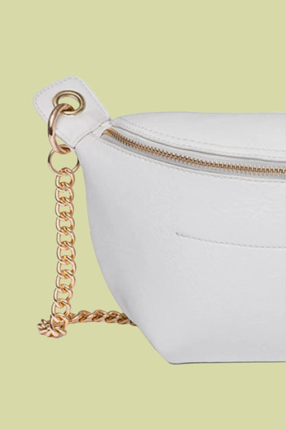 Stylish Faux Leather Chain Strap Bag for Women Jewelry Bubble