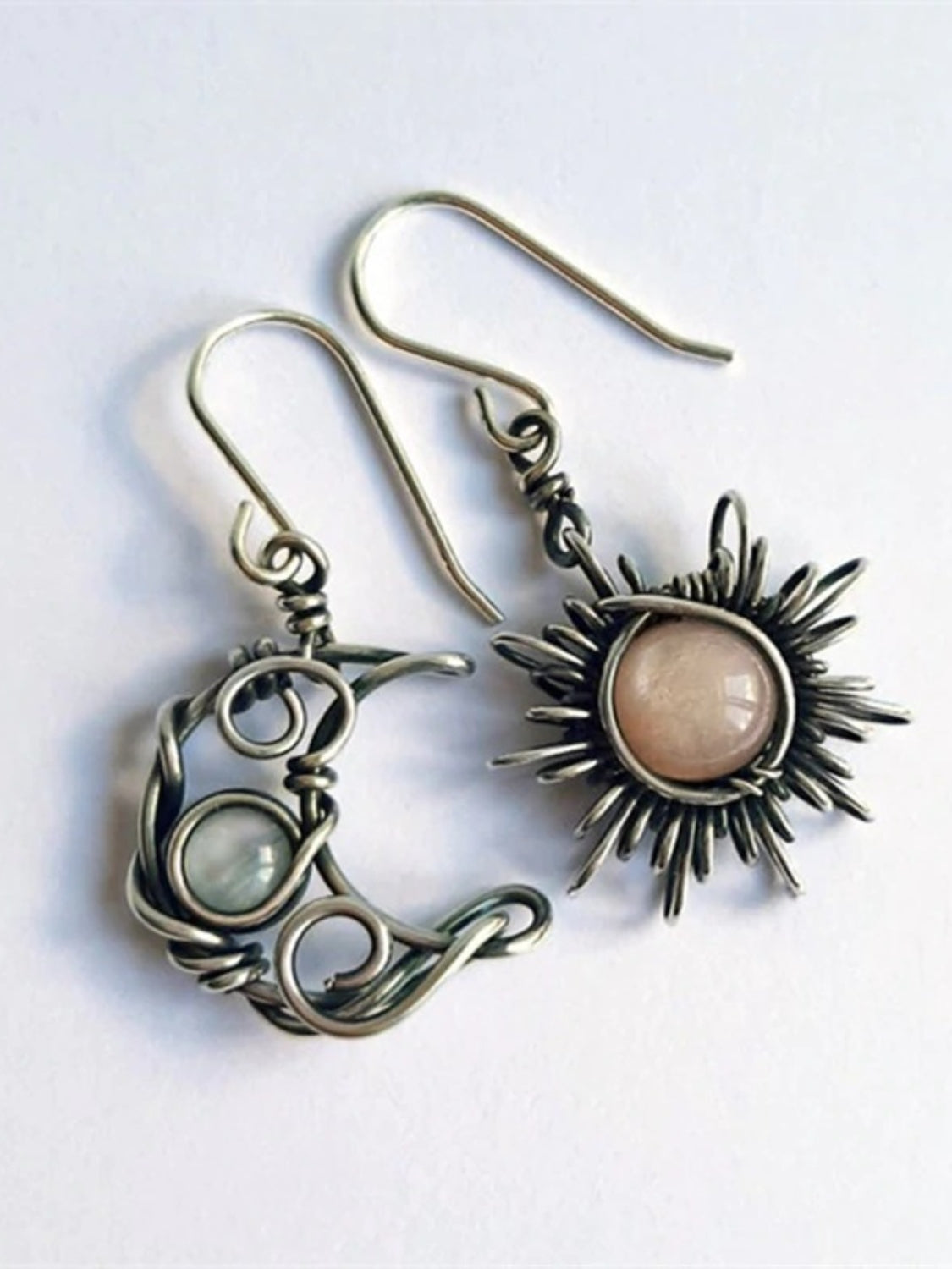 Sun & Moon Earrings Jewelry Bubble