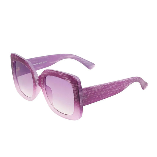 Sunglasses Women Candy Color Purple Plastic Square Jewelry Bubble