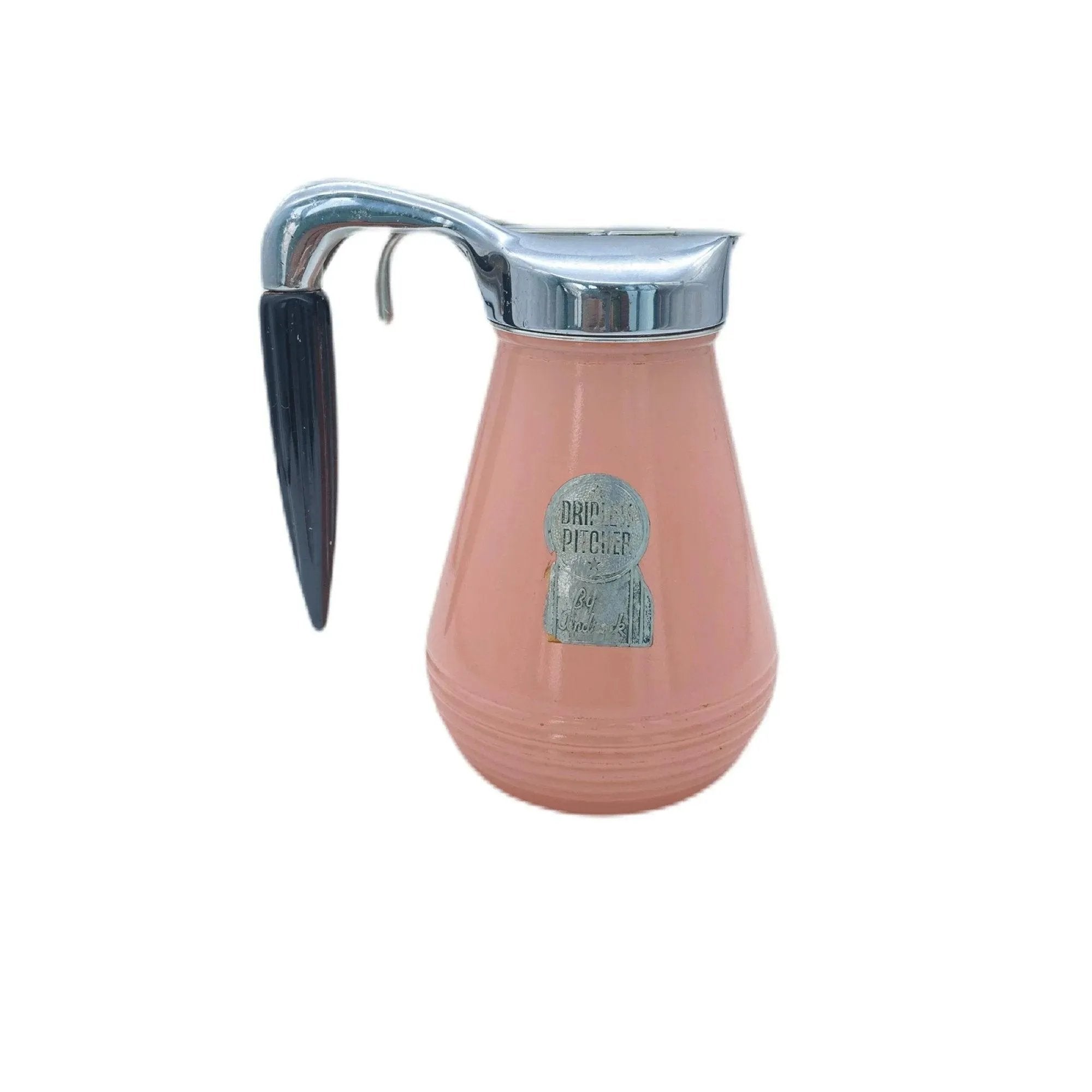 Syrup Dispenser Black Bakelite Handle - Vintage