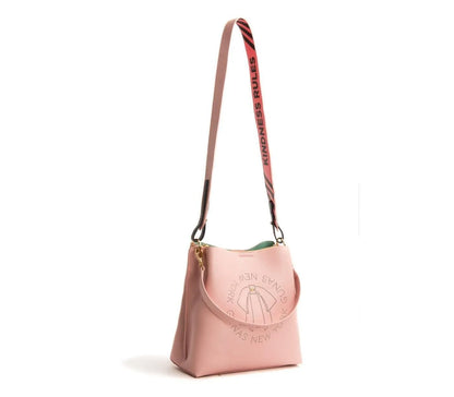 Tabitha - Pebble Vegan Leather Bucket Bag Jewelry Bubble