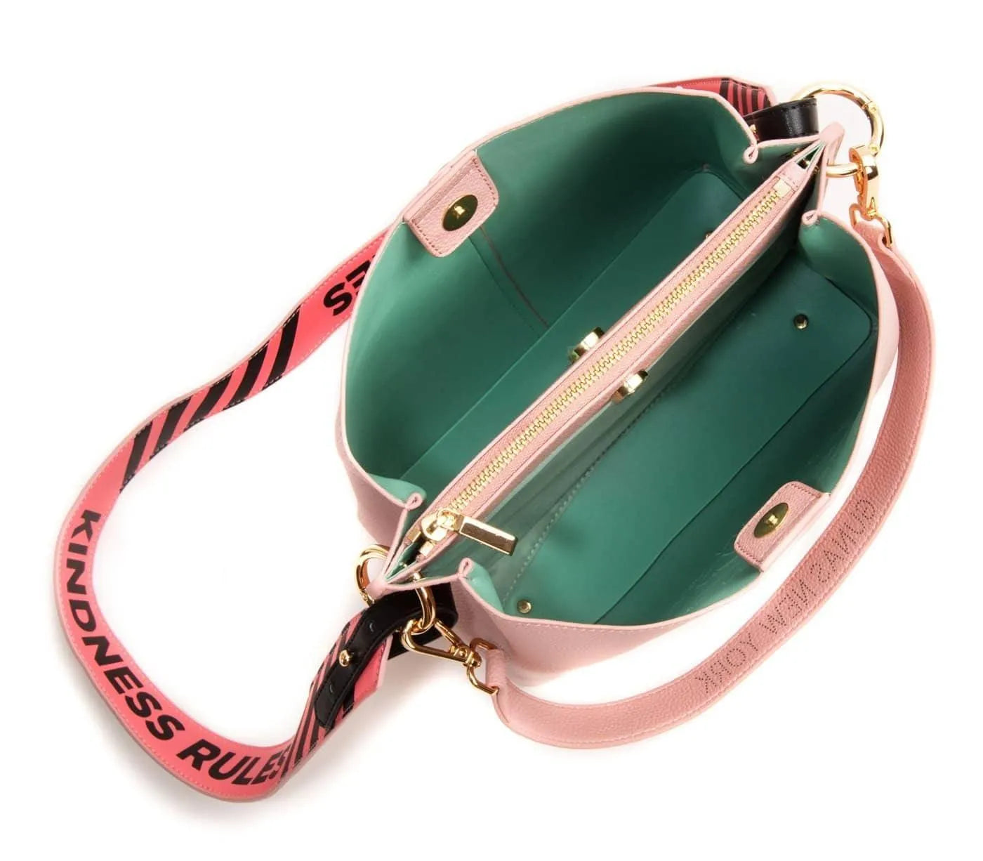 Tabitha - Pebble Vegan Leather Bucket Bag Jewelry Bubble