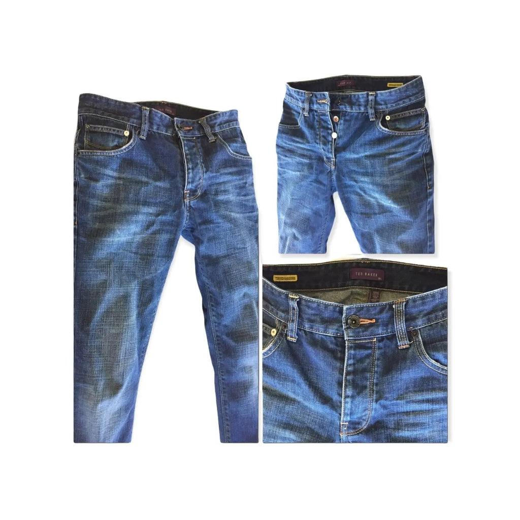 Ted Baker Tinned Sardines Slim Fit Denim Jeans - Pre-Owned