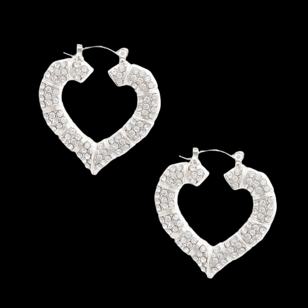 Timeless Heart Earrings Pinktown