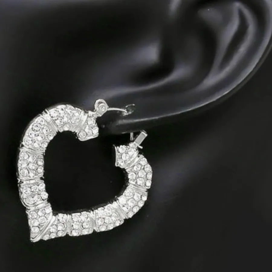 Timeless Heart Earrings Pinktown