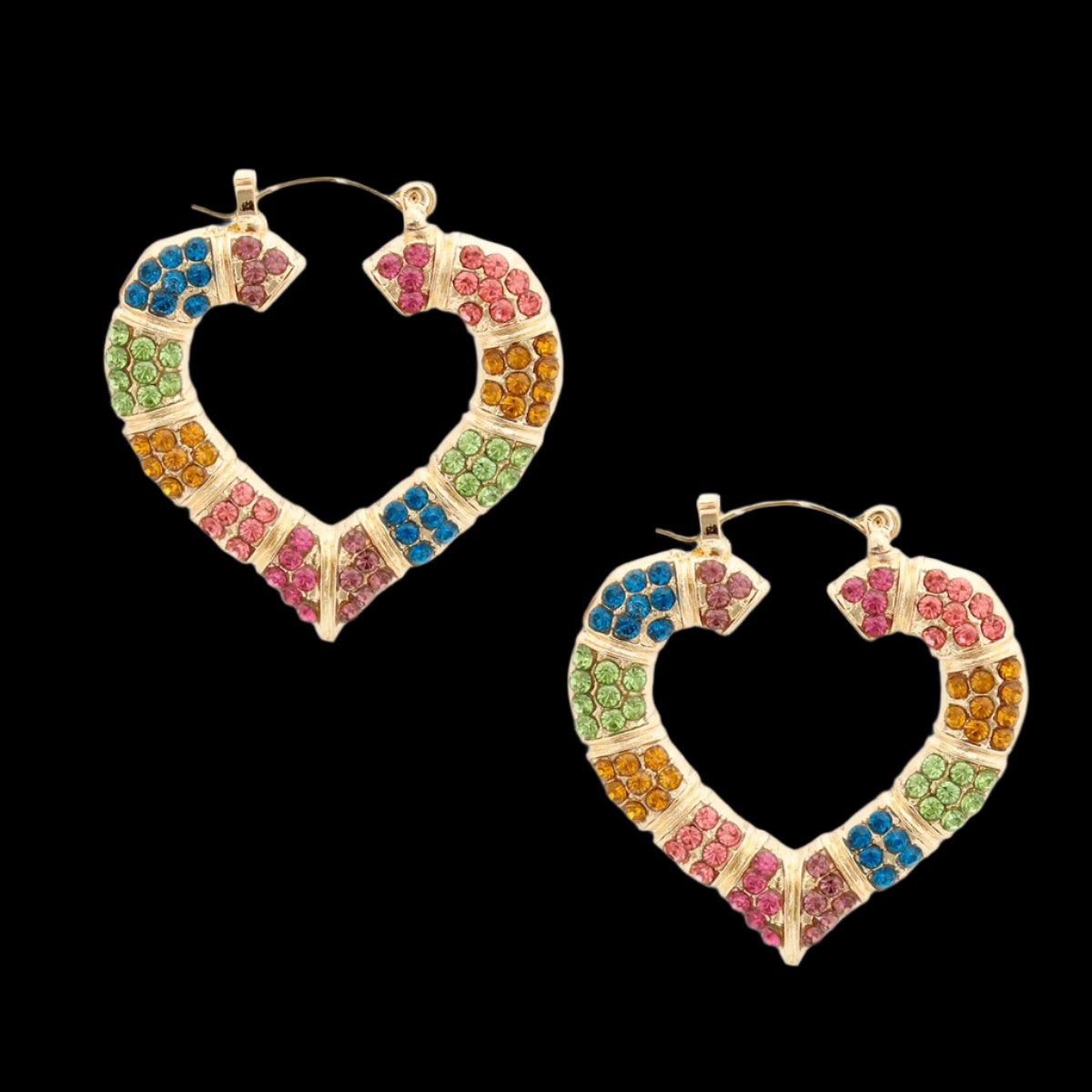 Timeless Heart Earrings Jewelry Bubble